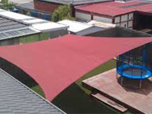 Shade sail for back yard